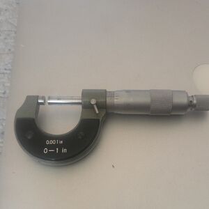 Precision Micrometer Tool in Black and Gray